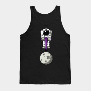 Astronaut on a pogo stick Tank Top